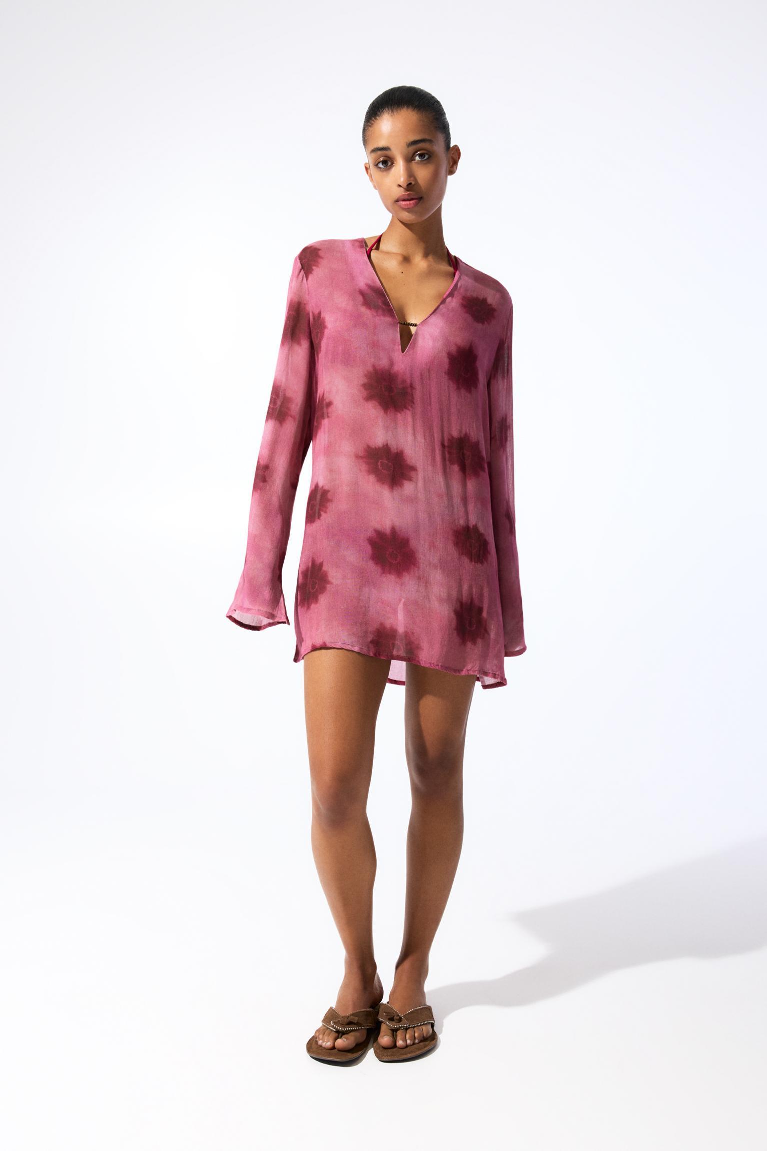 Rustic printed kaftan Product Image