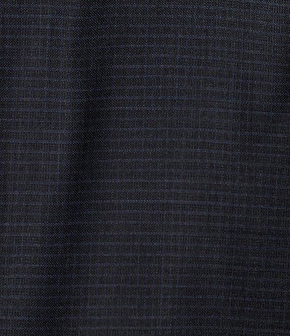Hickey Freeman Classic Fit Pleated Mini Check Pattern 2-Piece Suit Product Image