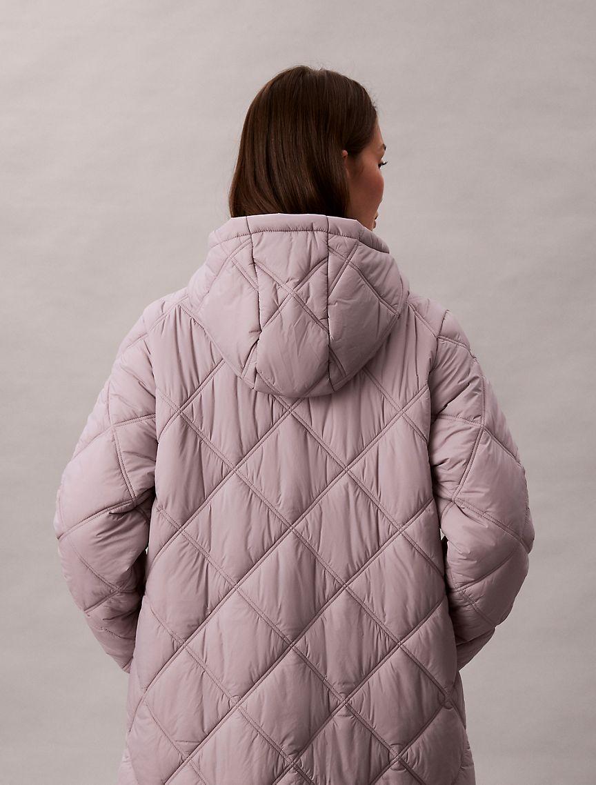 Long Hooded Puffer Jacket Product Image
