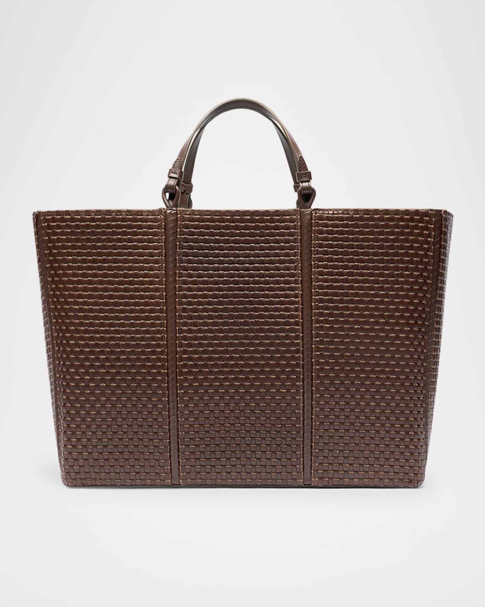 Le Cabas Woven Leather Tote Bag Product Image