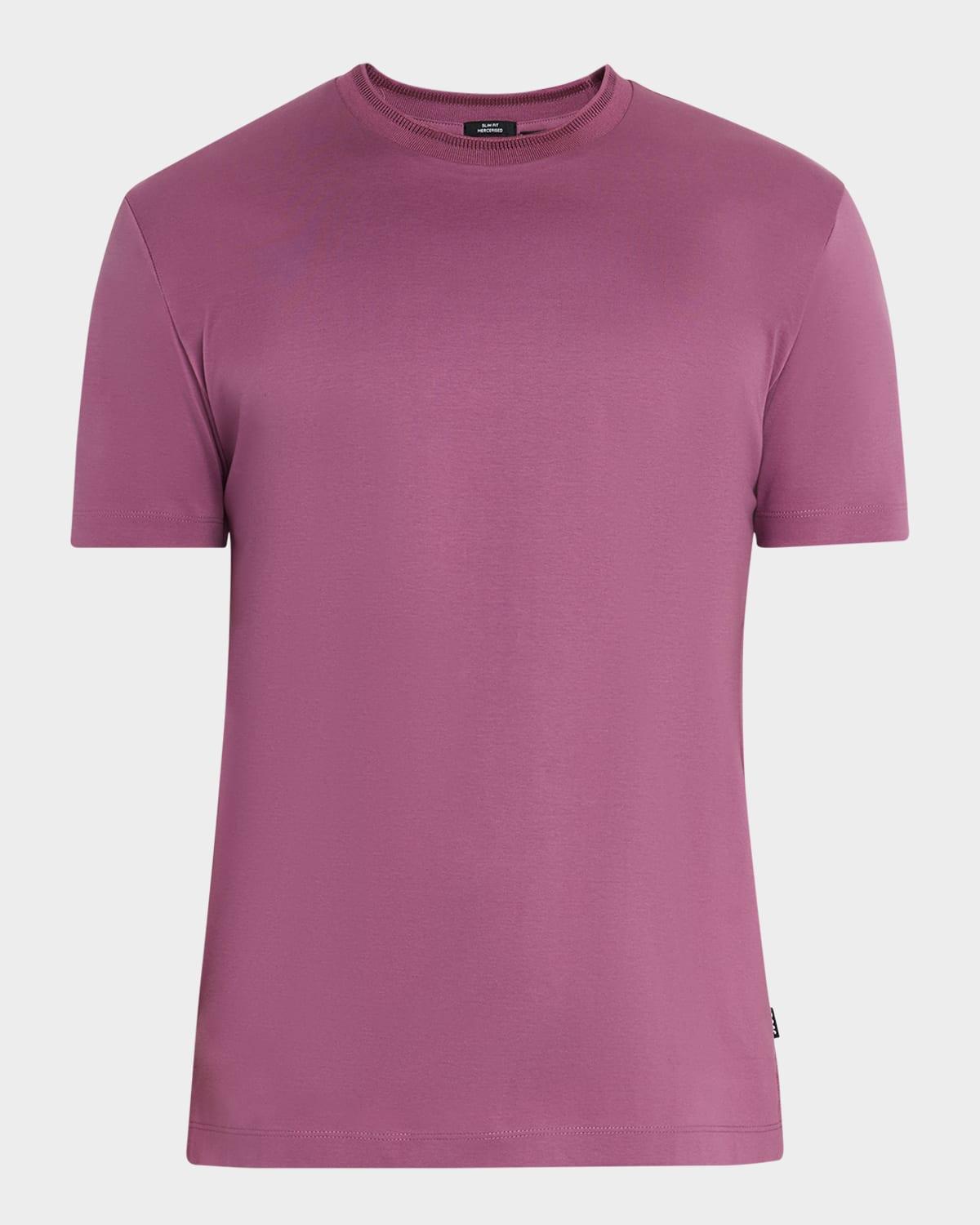 Mens Lyocell-Cotton Crewneck T-Shirt Product Image