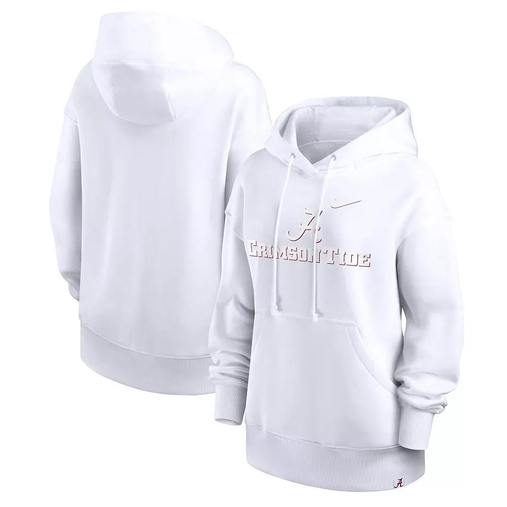 Women's Nike  White Alabama Crimson Tide Phoenix Pullover Hoodie, Size: Large Product Image