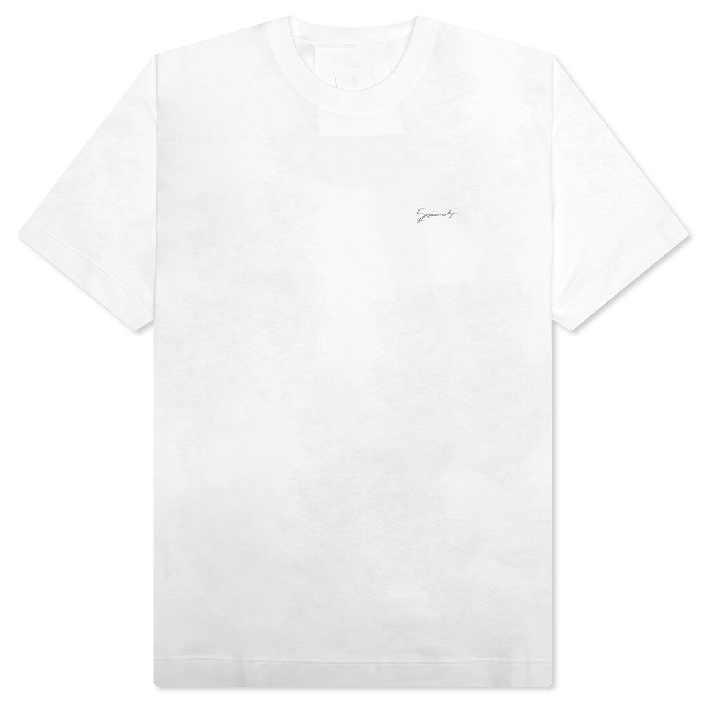 Baroque Print S/S T-Shirt - White Male Product Image