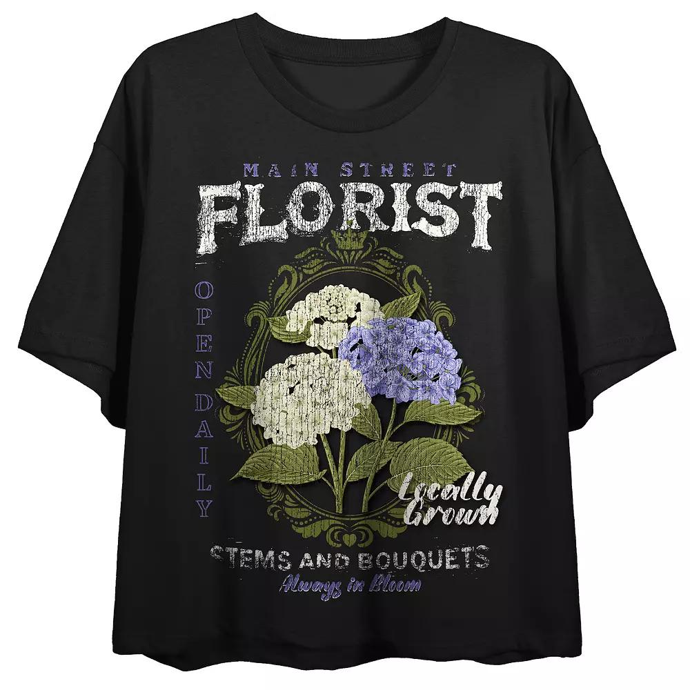Juniors' Main Street Florist Locally Grown Graphic Tee, Women's,  Product Image