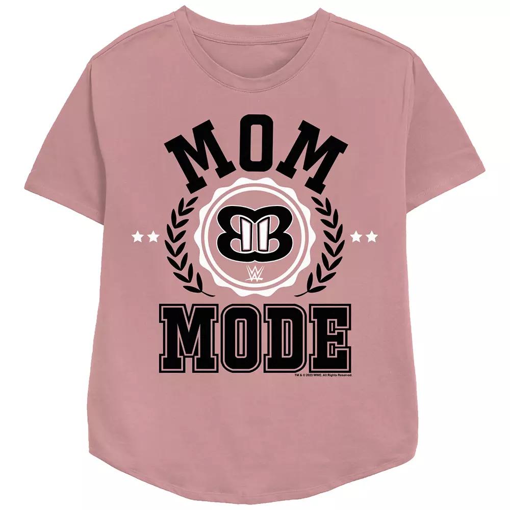Women's WWE Mom Mode Relaxed Fit Graphic Tee,  Product Image