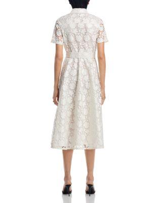 Jean Lace Midi Dress Product Image