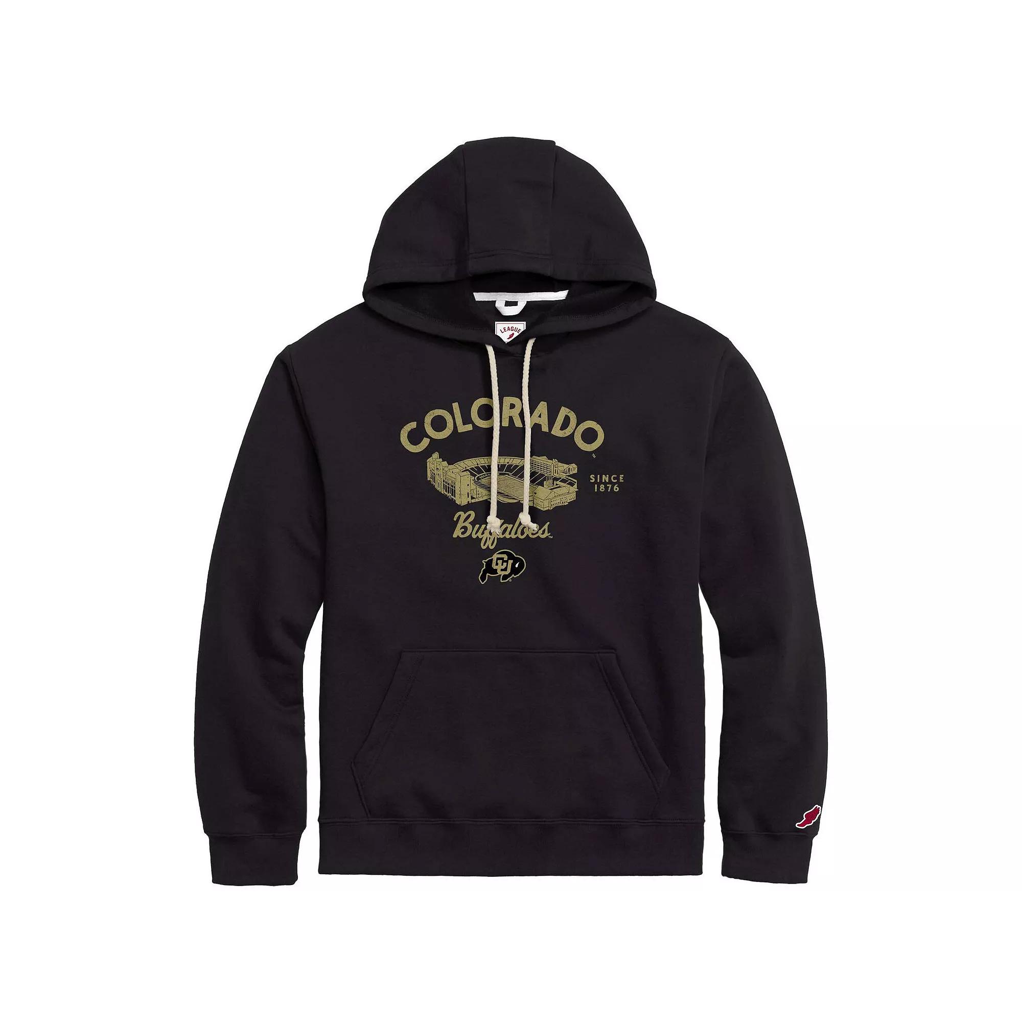 Men's League Collegiate Wear Black Colorado Buffaloes Stadium Essential Pullover Hoodie,  Product Image