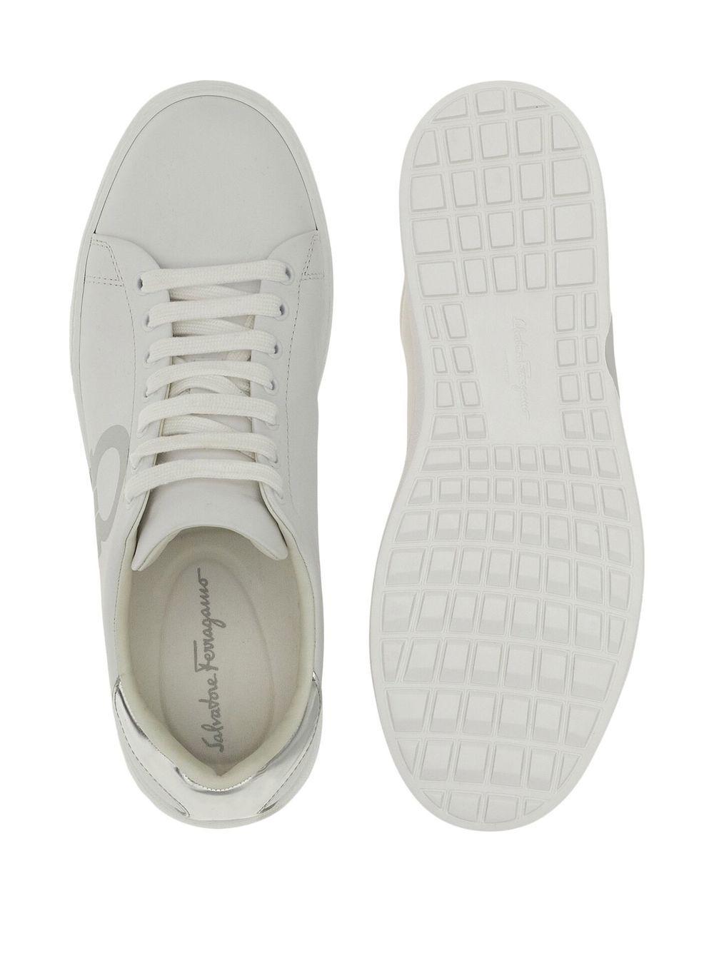 Gancini-print lace-up sneakers Product Image