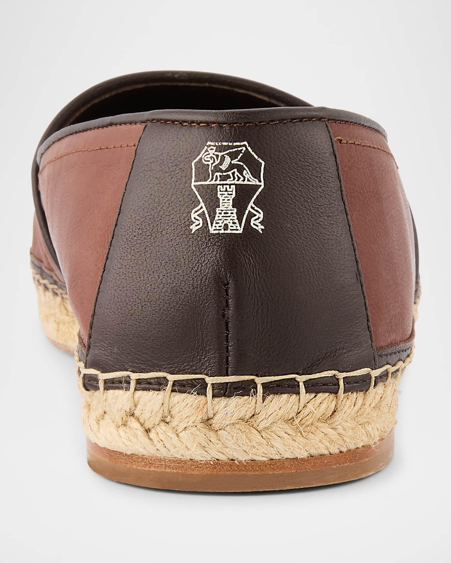 Men's Leather and Hemp Espadrilles Product Image