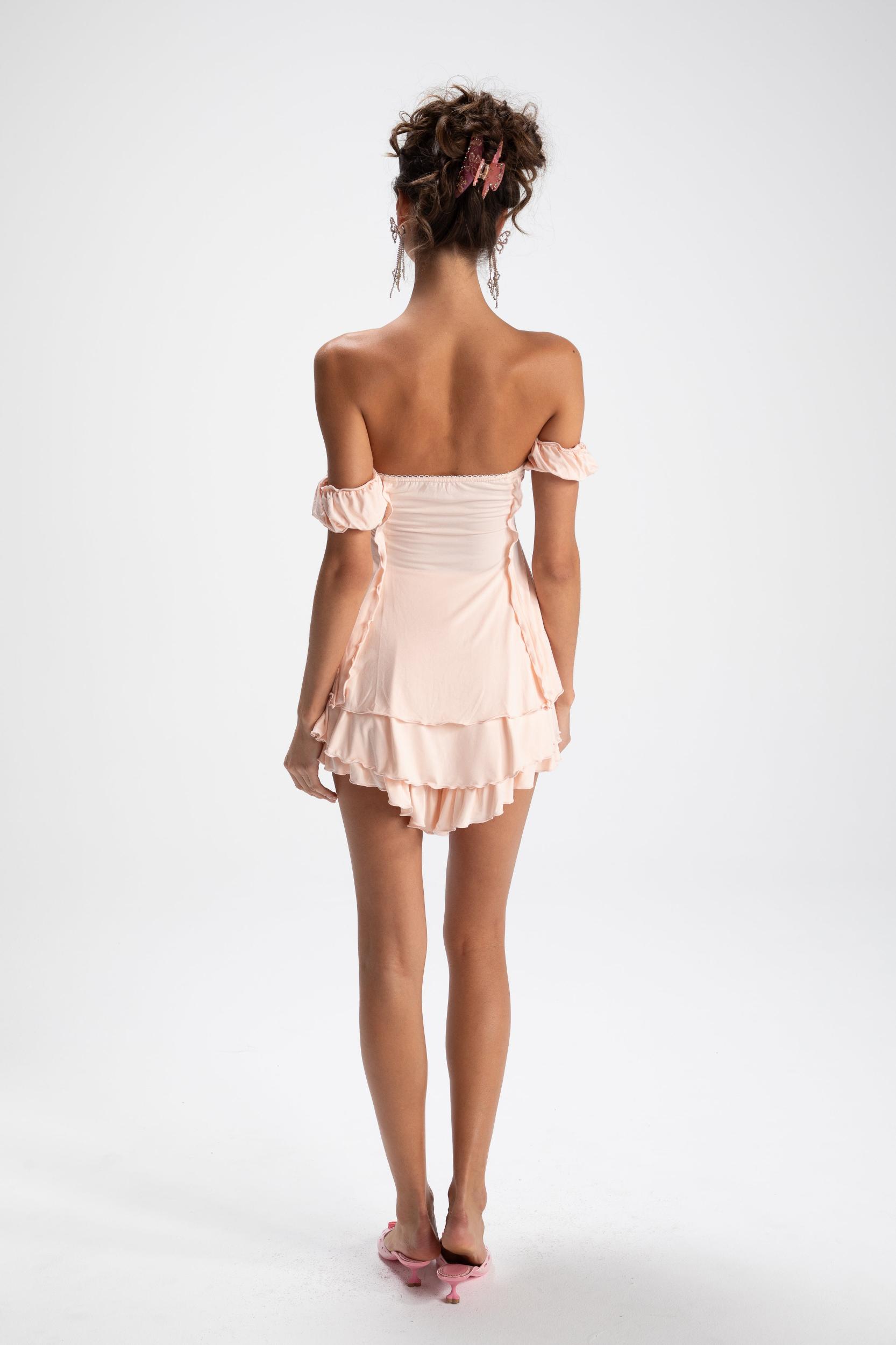 Heidi Top + Skirt (Light Pink) (Final Sale) Product Image