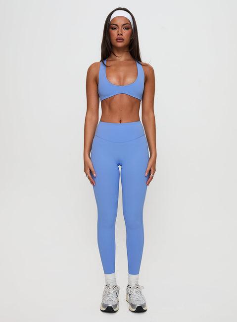 Pulse Active Halter Crop Blue Product Image