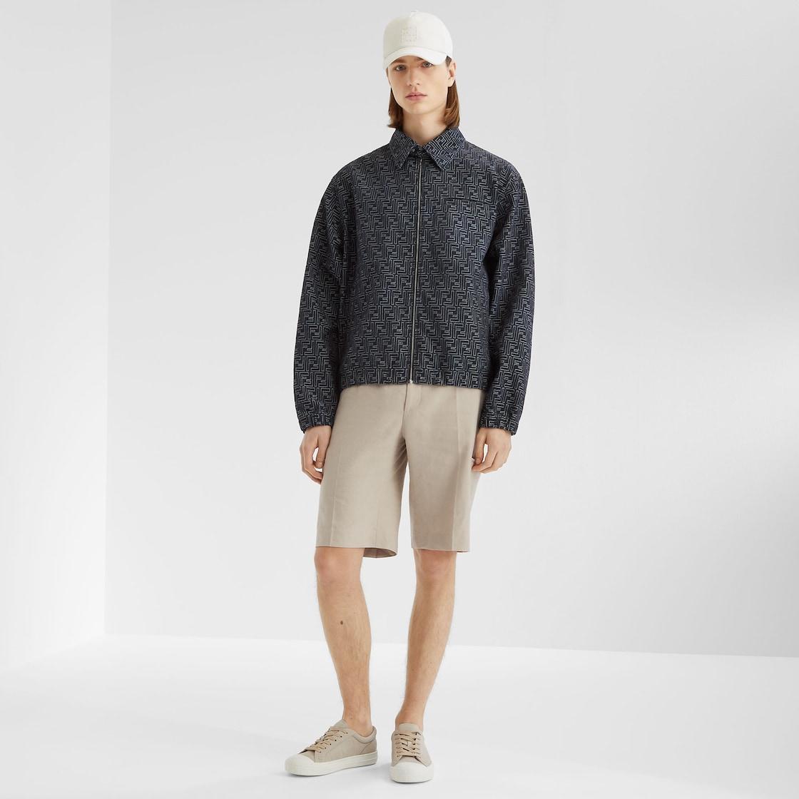 Domino sneakersBeige nubuck leather low-tops Product Image