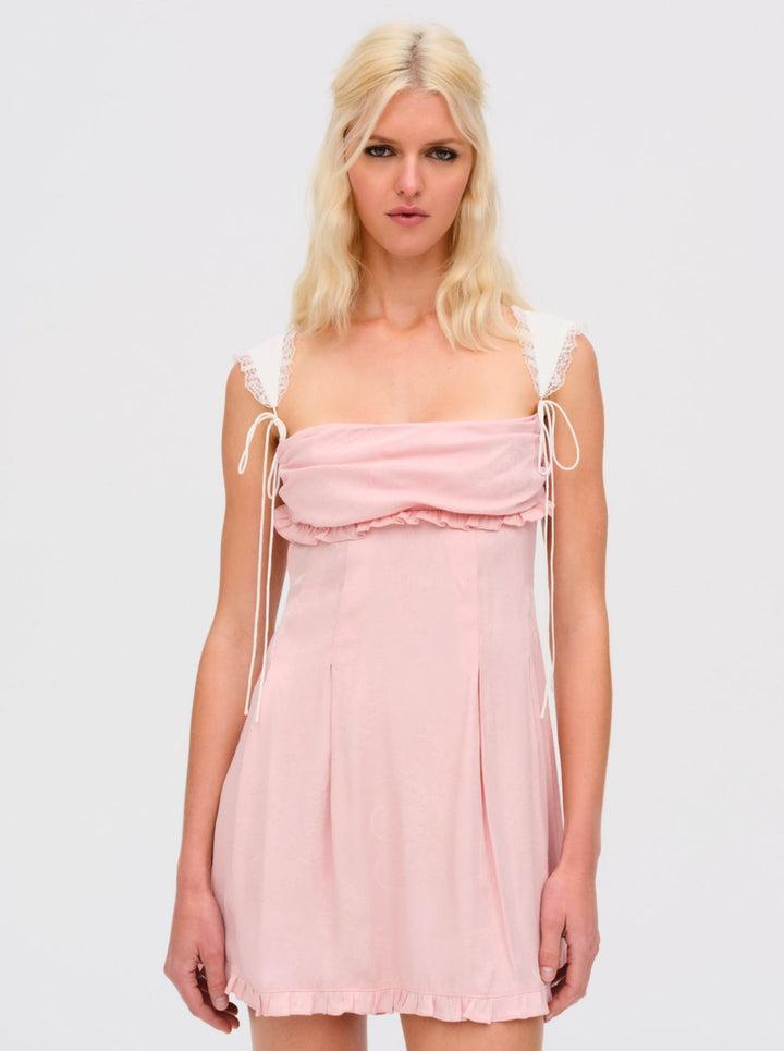 Holland Mini Dress — Pink Product Image