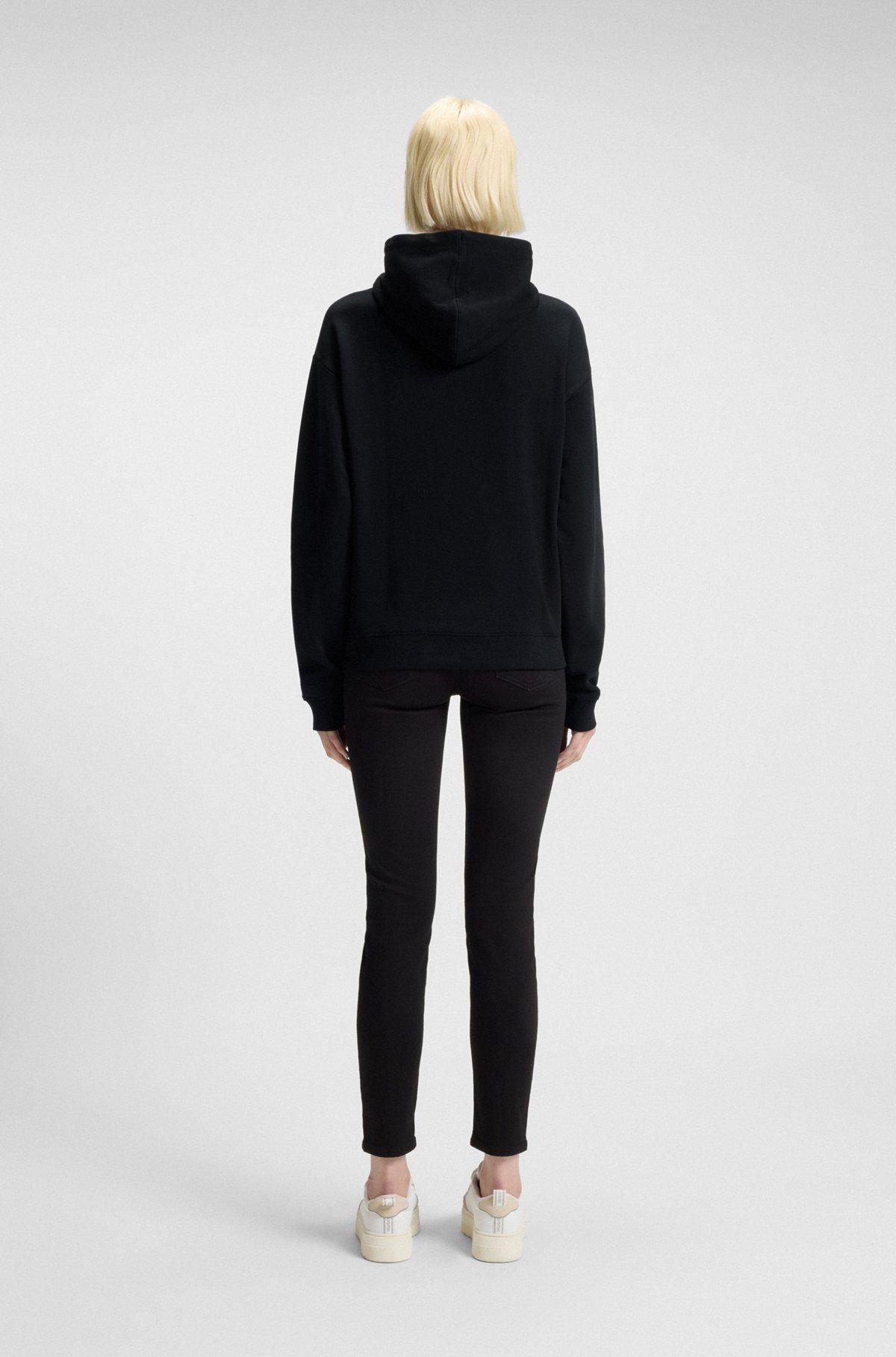 Stacked-logo hoodie in cotton terry Product Image