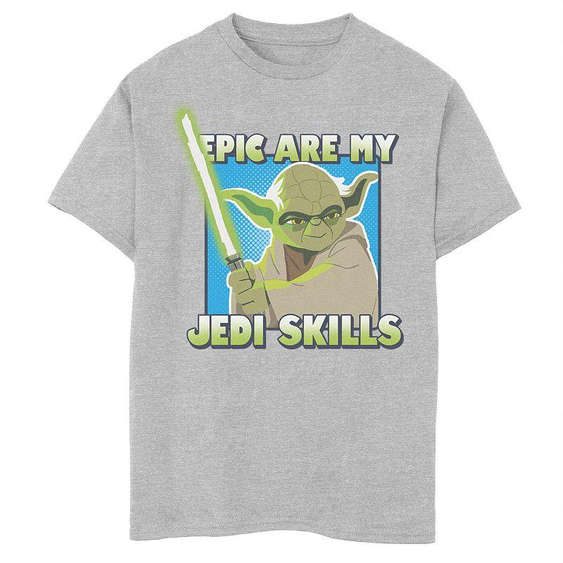 Men's Star Wars Galaxy Of Adventures Yoda Epic Skills B1 Tee, Boy's,  Product Image