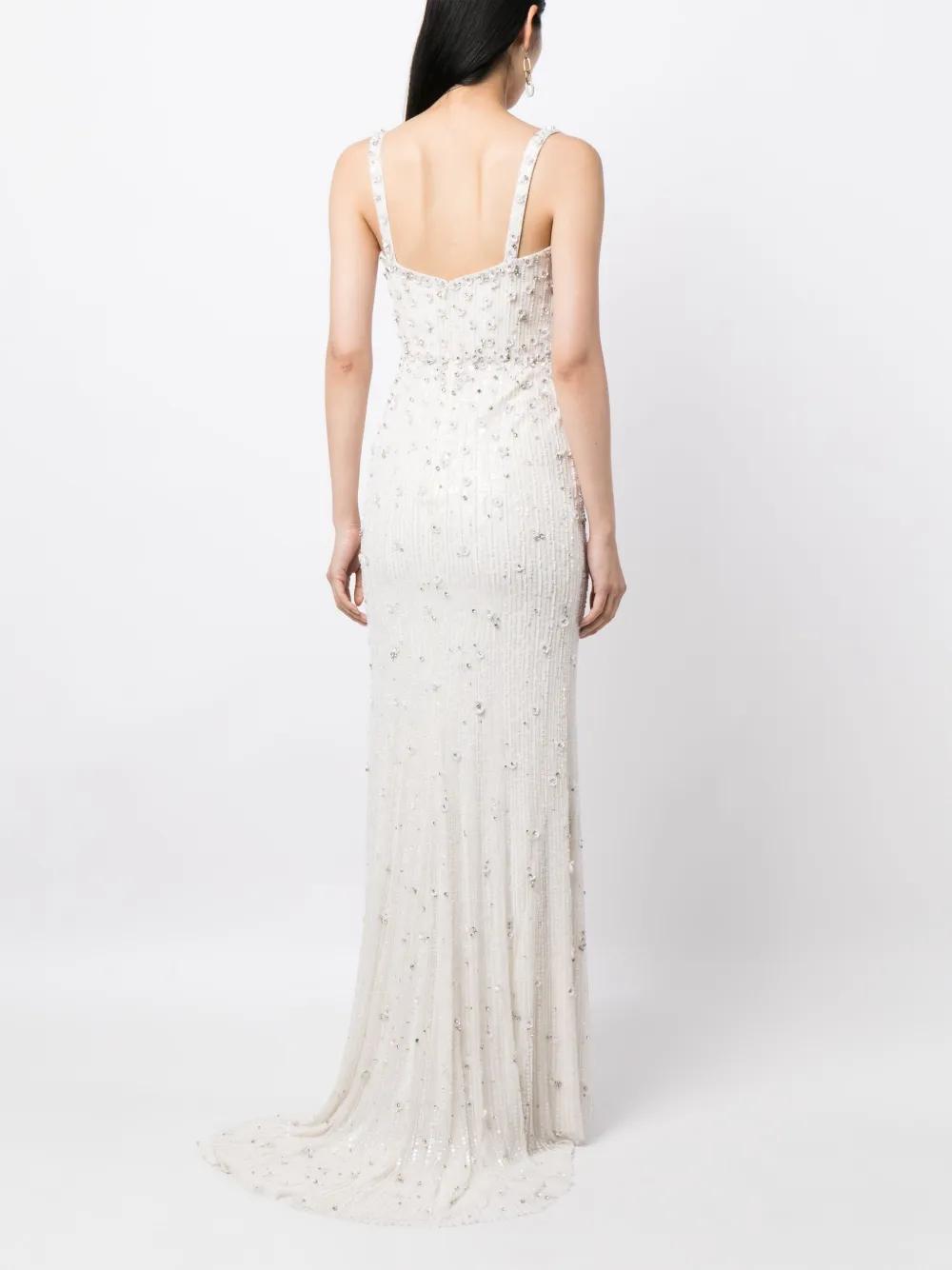 Kabla floral-sequin bridal gown Product Image