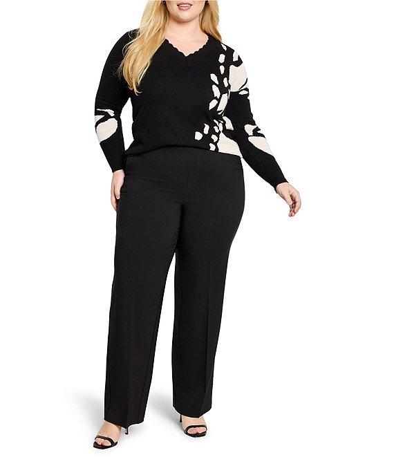 NIC + ZOE Plus Stretch Suiting Lenox Wide Leg Pants Product Image