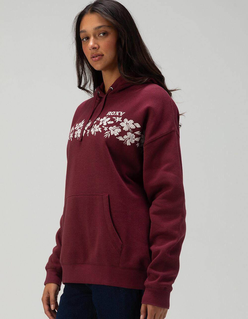 ROXY Shoreside Womens Hoodie - BURGUNDY Product Image
