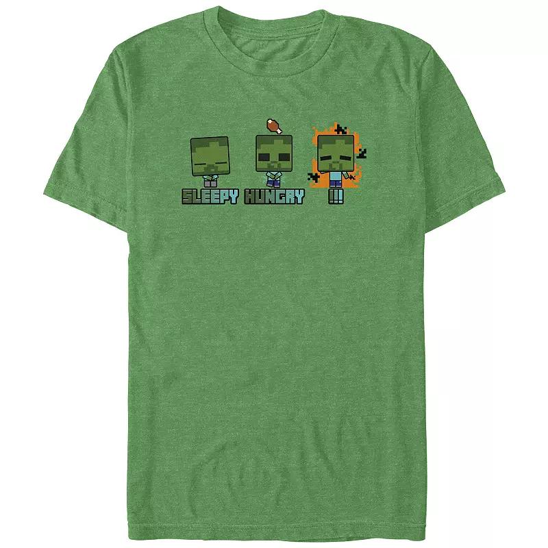 Big & Tall Minecraft Zombie Moods Graphic Tee, Men's,  Product Image