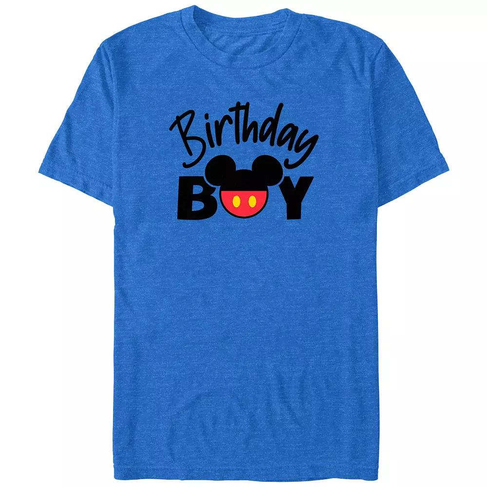 Disney's Mickey Mouse Birthday Boy Big & Tall Graphic Tee, Men's,  Product Image