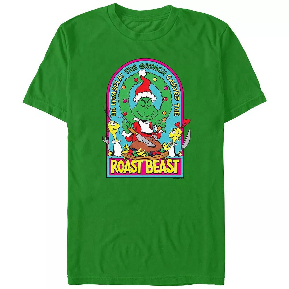 Big & Tall Dr. Seuss Grinch Roast Beast Graphic Tee, Men's, Size: Large, Kelly Product Image