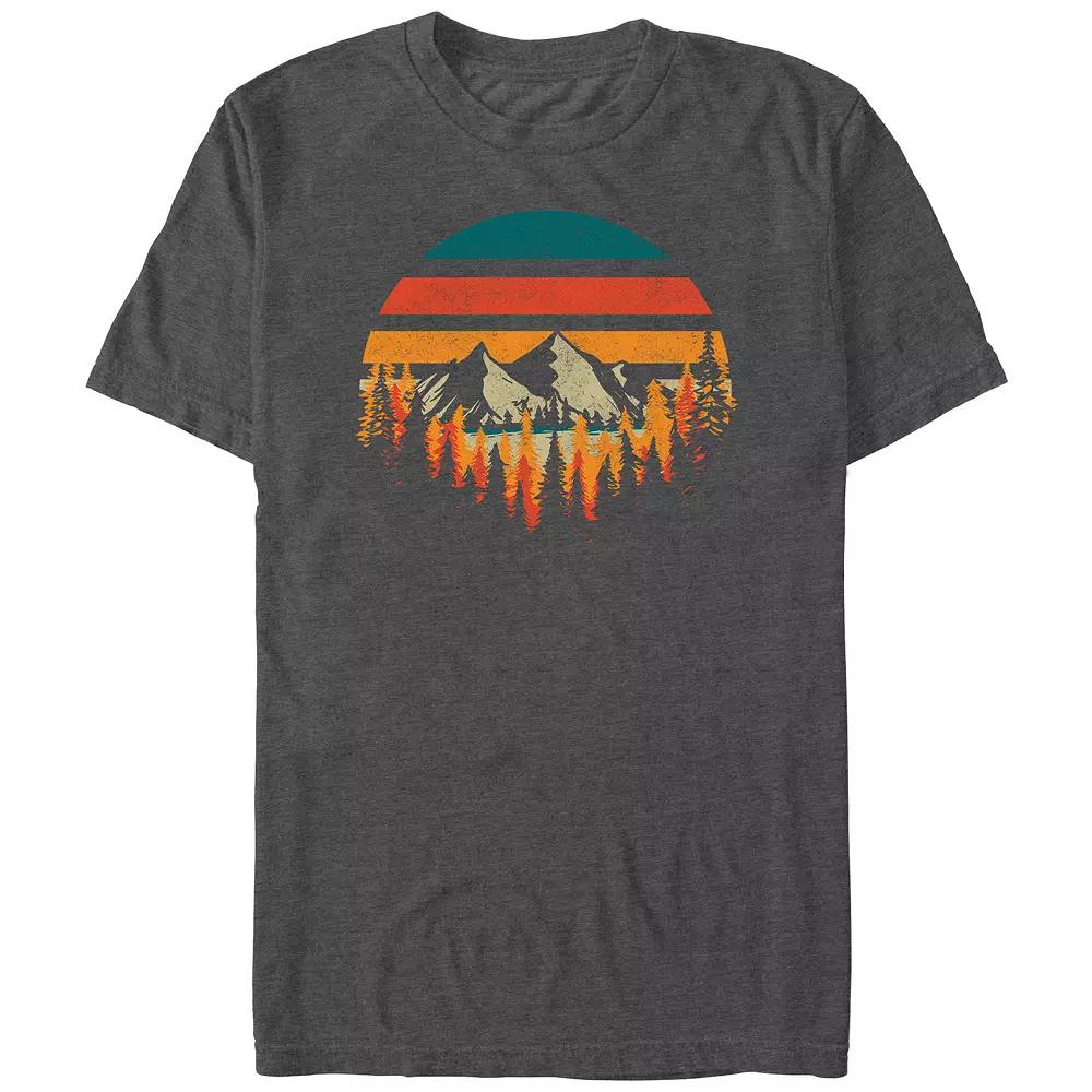 Big & Tall Forest Sunset Graphic Tee, Men's,  Product Image