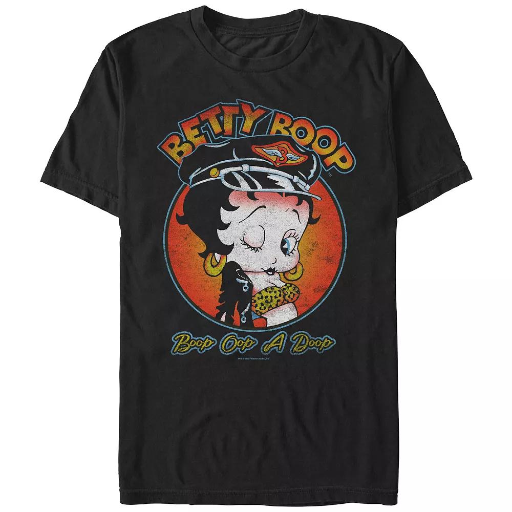 Men's Betty Boop Biker Chic Graphic Tee,  Product Image