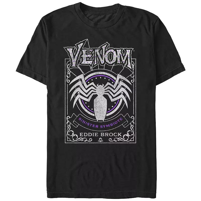 Men's Spider-Man Venom Sinister Symbiote Card Graphic Tee,  Product Image