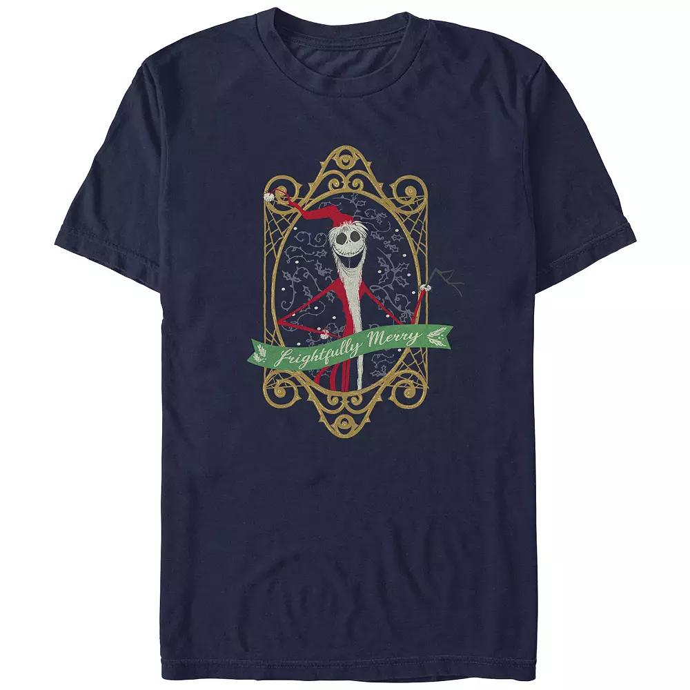 Disney's The Nightmare Before Christmas Frightfully Merry Men's Graphic Tee,  Product Image