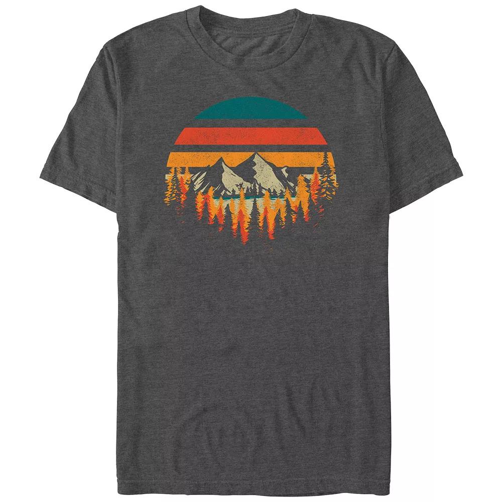 Big & Tall Forest Sunset Graphic Tee, Men's,  Product Image
