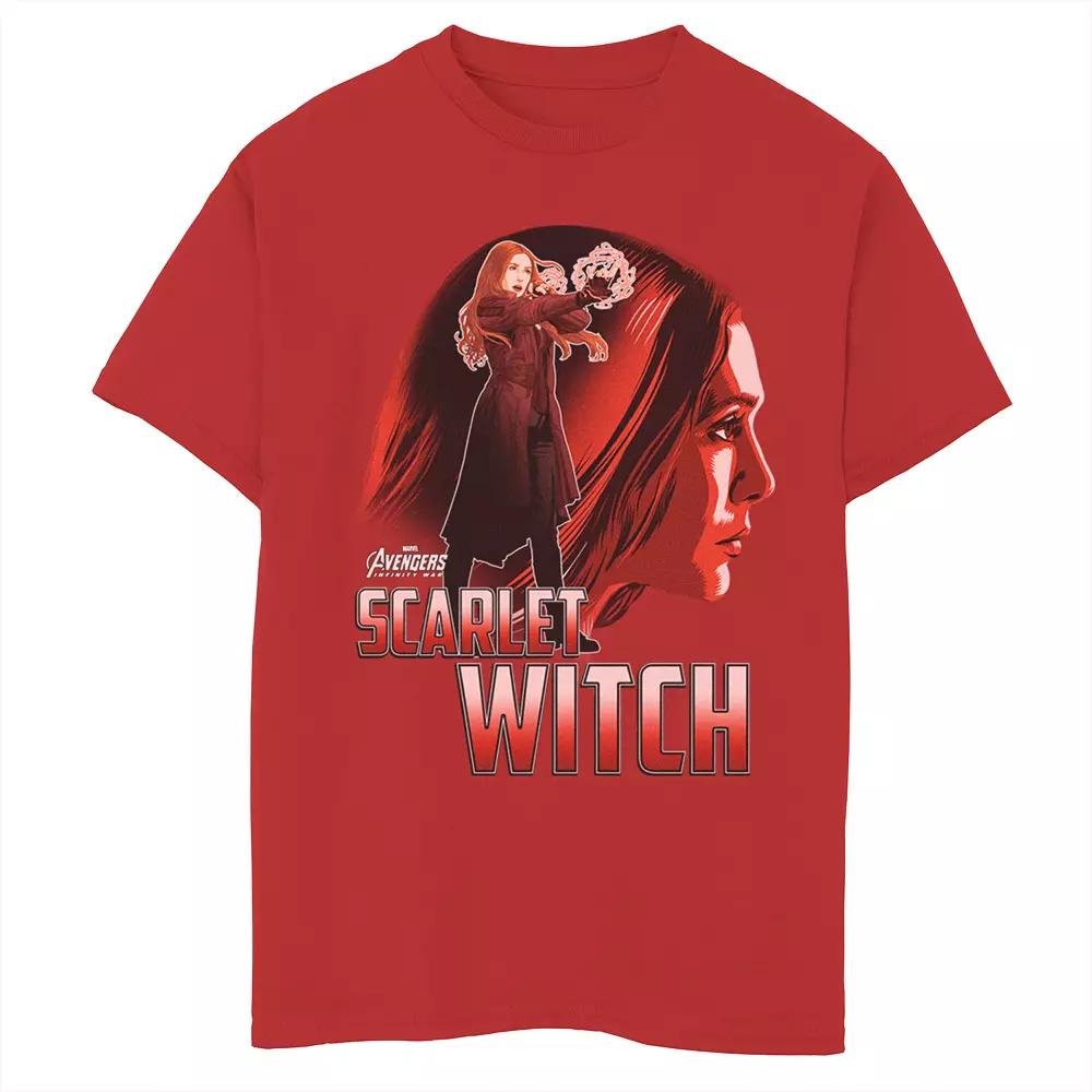Men's Marvel Avengers Infinity War Scarlet Witch Silhouette Graphic Tee,  Product Image