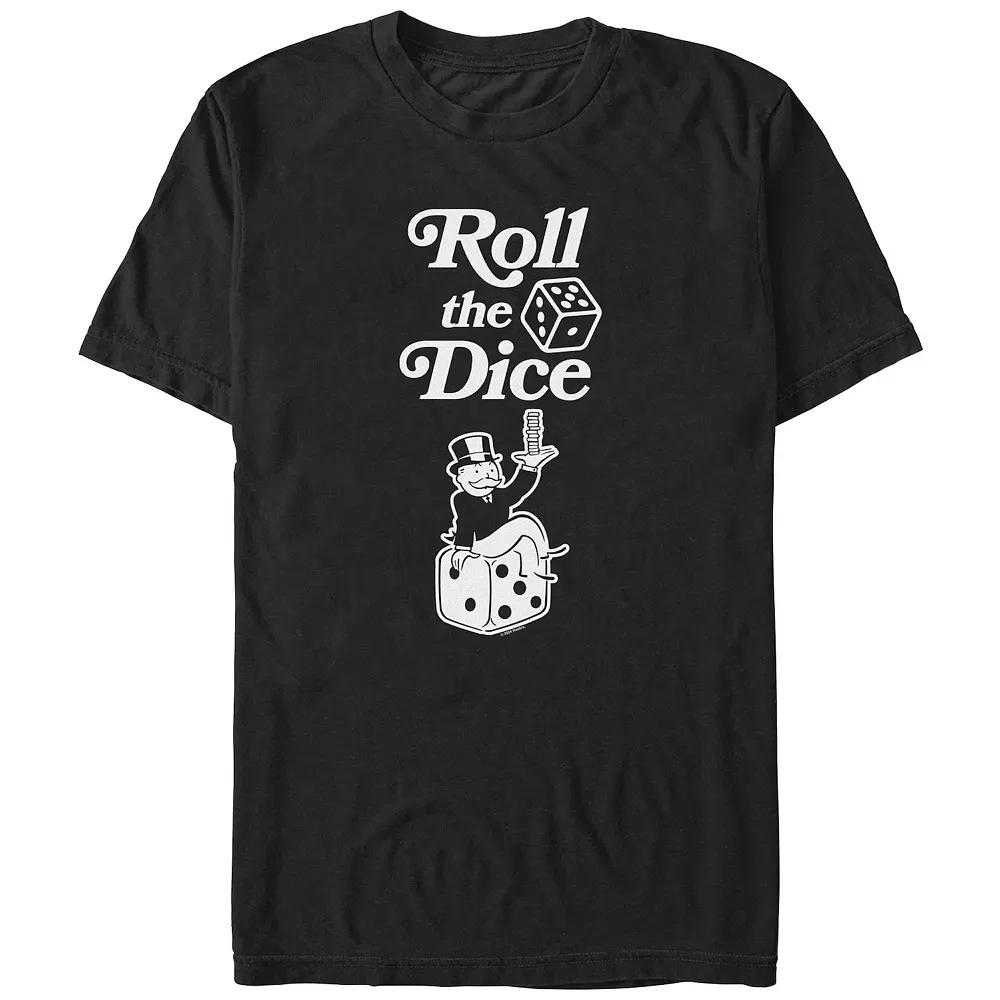 Big & Tall Monopoly Roll The Dice Graphic Tee, Men's,  Product Image