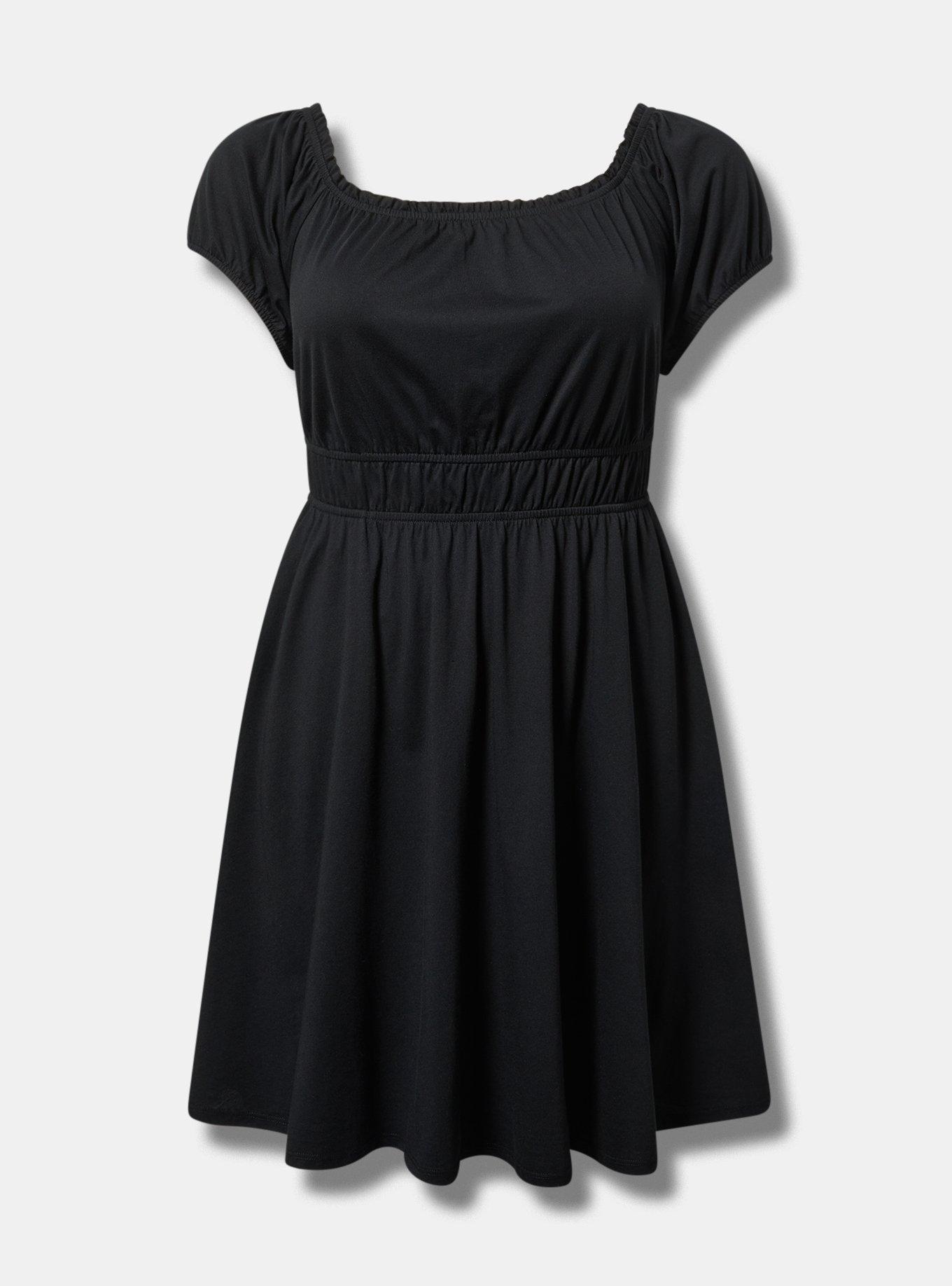 Shirred Bodice Mini Dress Product Image