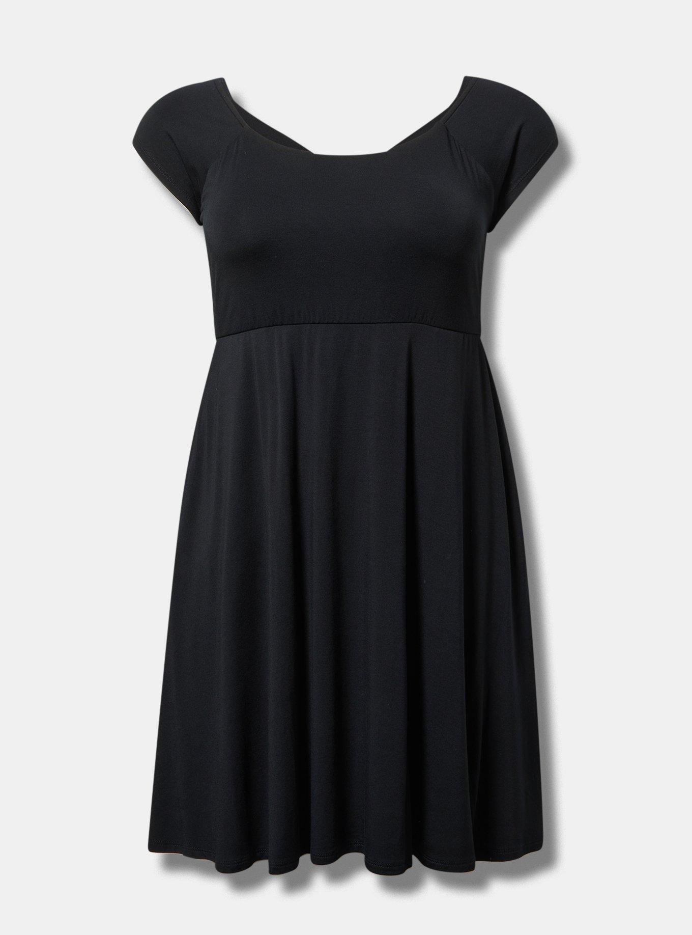 Mini Surplice Back Cut-Out Dress Product Image