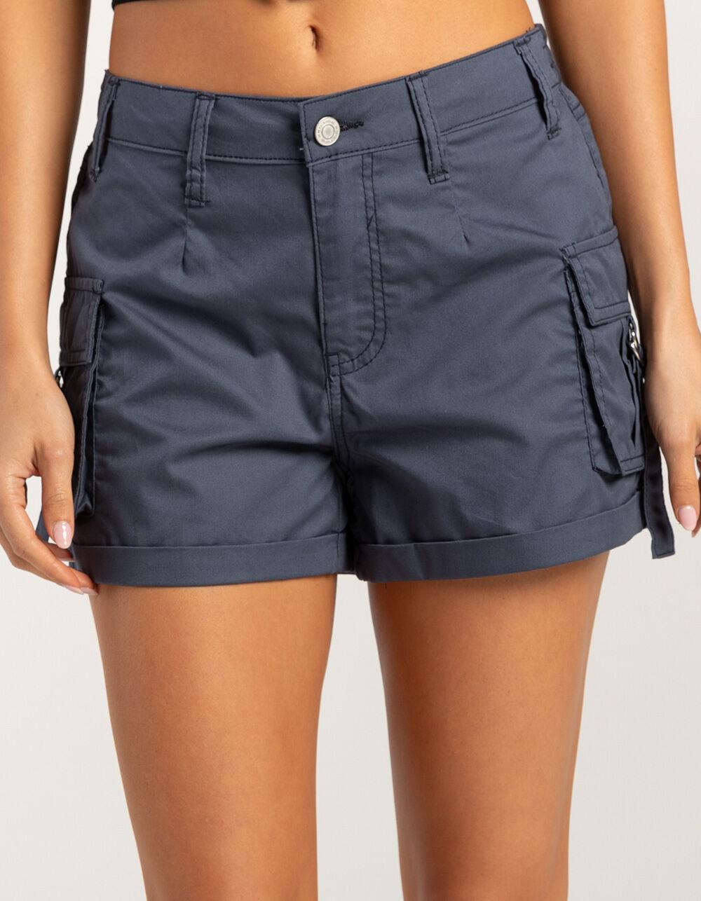 RSQ Womens Mid Rise Poplin Cargo Shorts - TAUPE Product Image