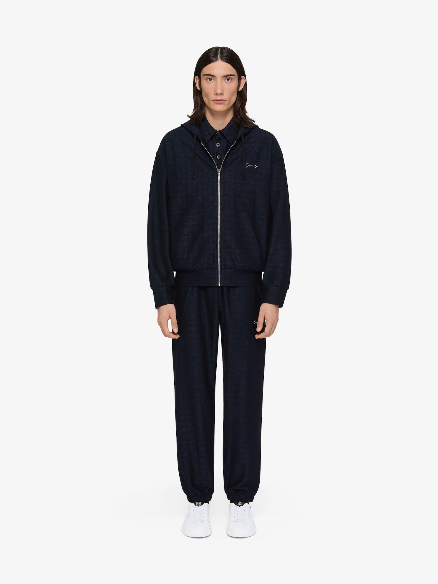 Jogger pants in monogram 72 jacquard Product Image