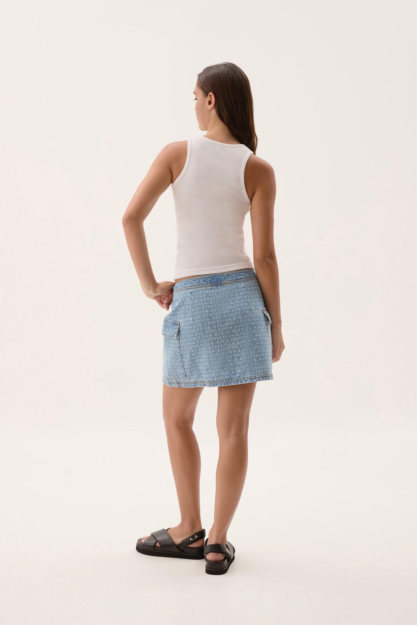 Logo Denim Mini Skirt 650 Product Image