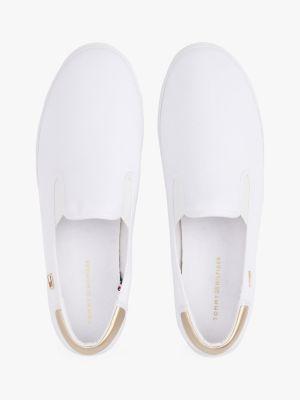 Metallic Heel Canvas Slip-On Sneaker Product Image