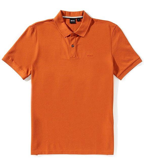 Hugo Boss BOSS Pallas Pima Cotton Short Sleeve Polo Shirt Product Image