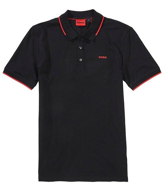 Hugo Boss BOSS Slim Fit Dinoso 222 Stretch Pique Short Sleeve Polo Shirt Product Image