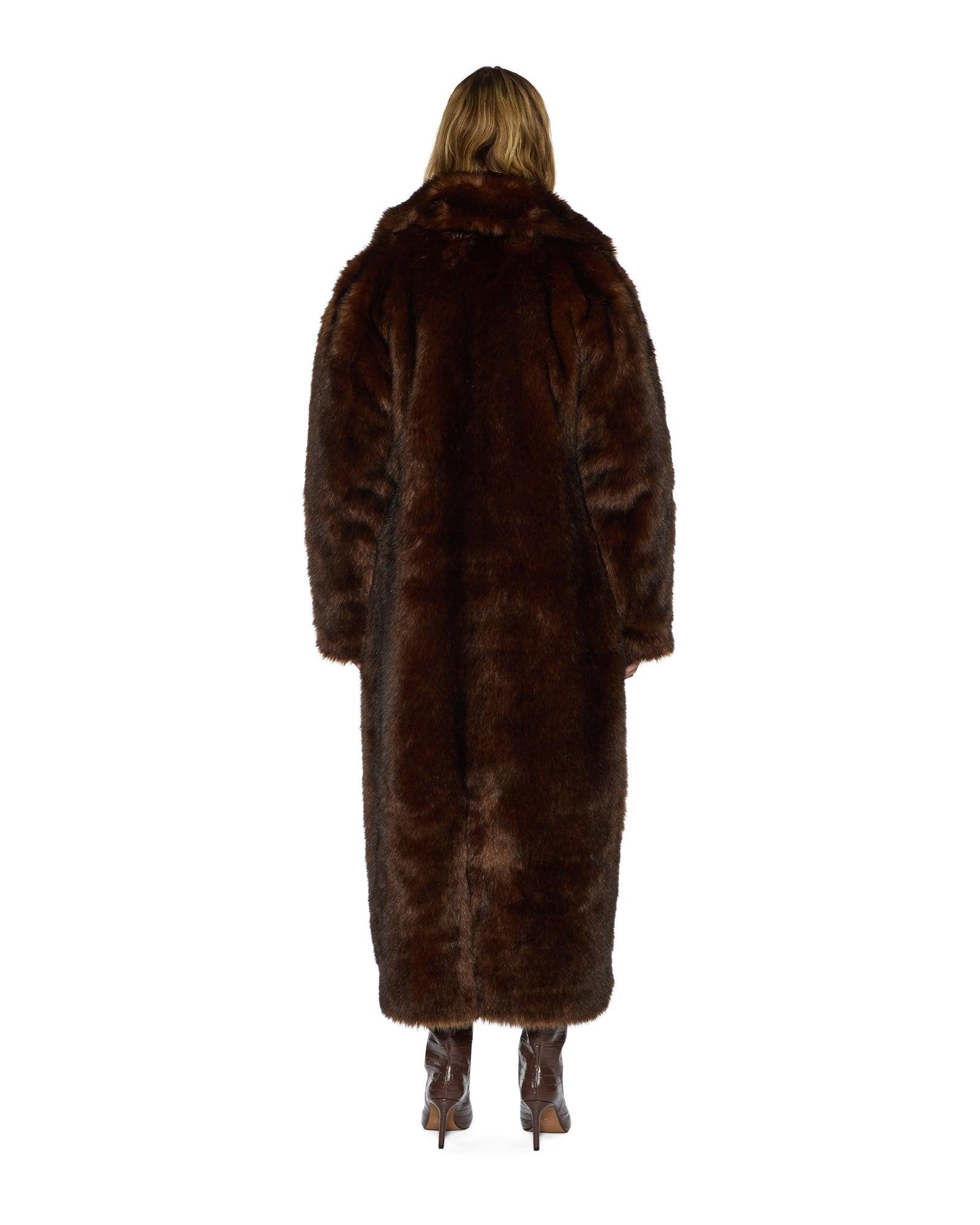 ALTON FAUX FUR JACKET TAWNY Female Product Image