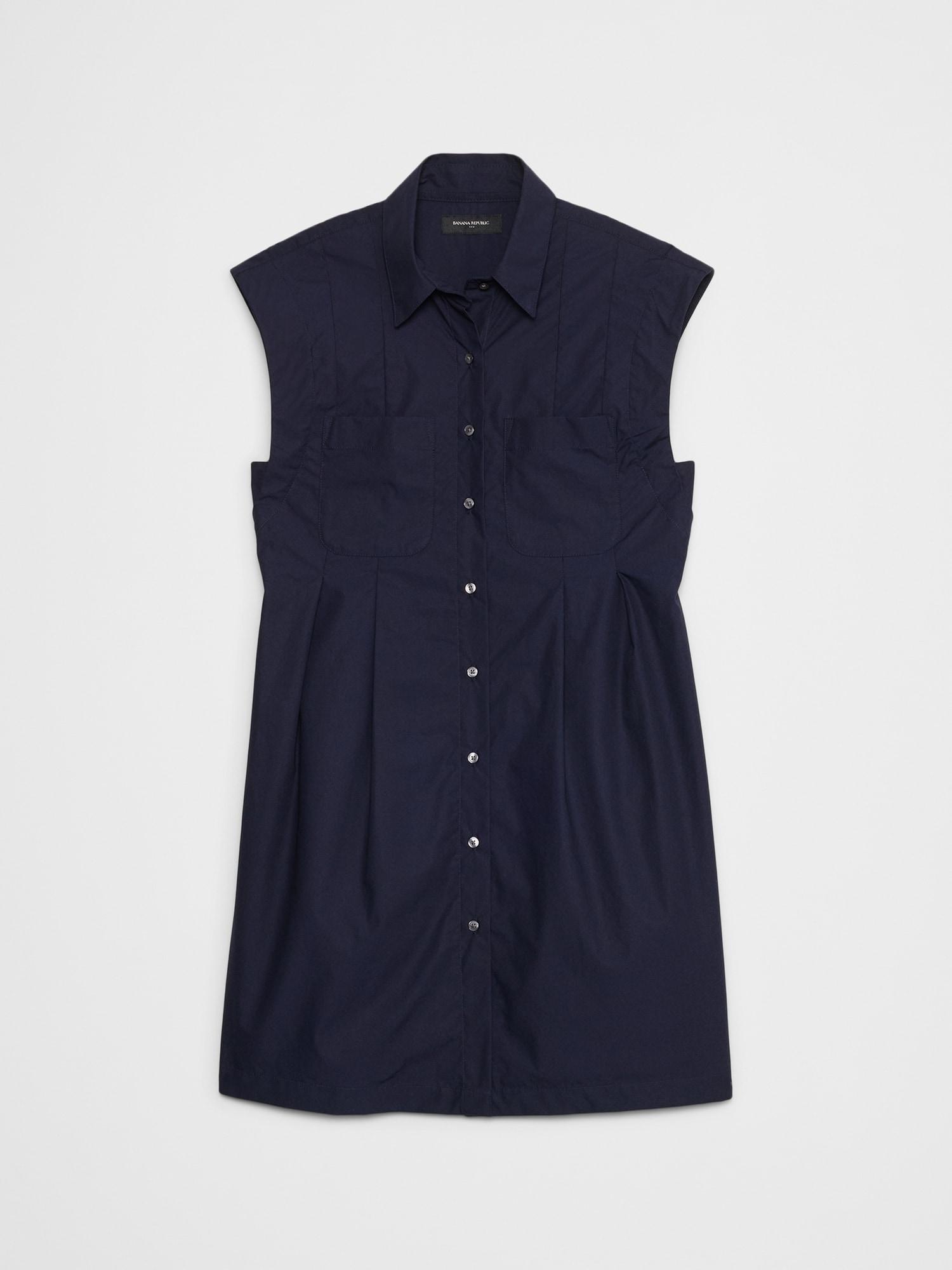 Poplin Utility Mini Shirtdress Product Image