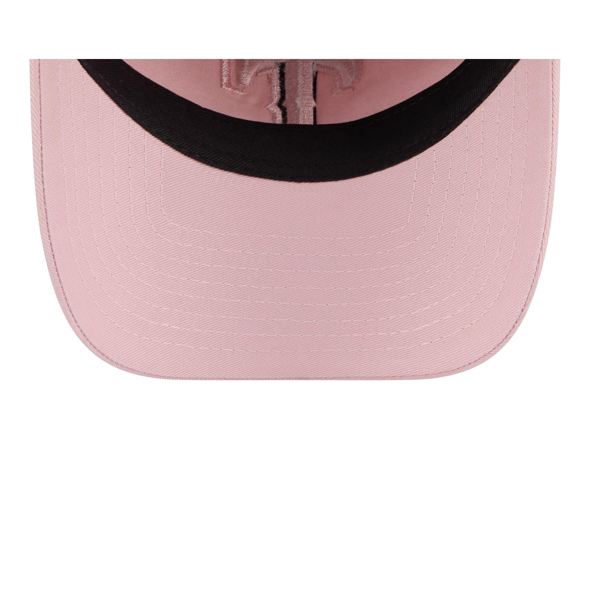 Texas Rangers Women's Pink 9TWENTY Adjustable Hat Female Product Image