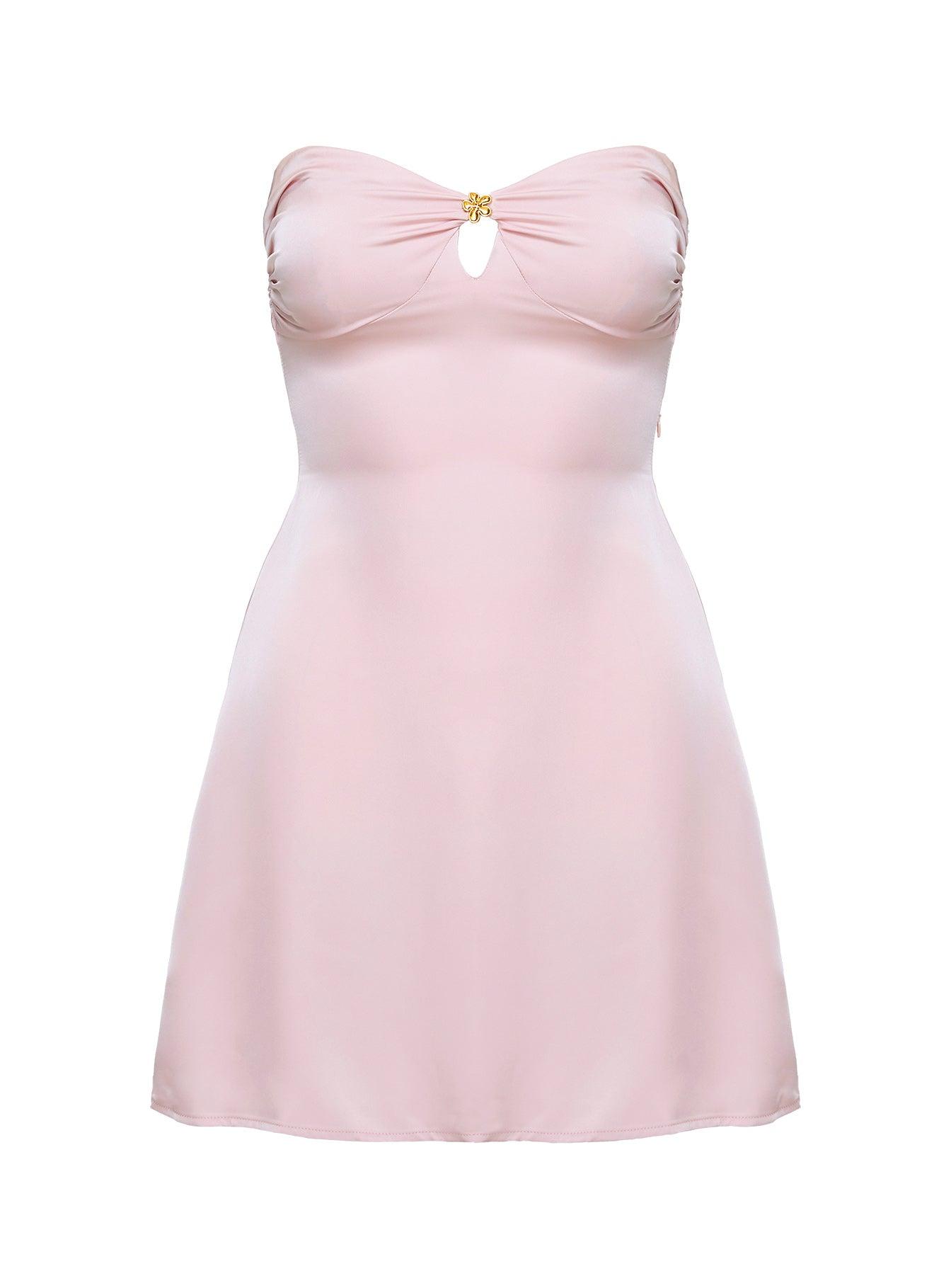 Americano Mini Dress Pink Product Image
