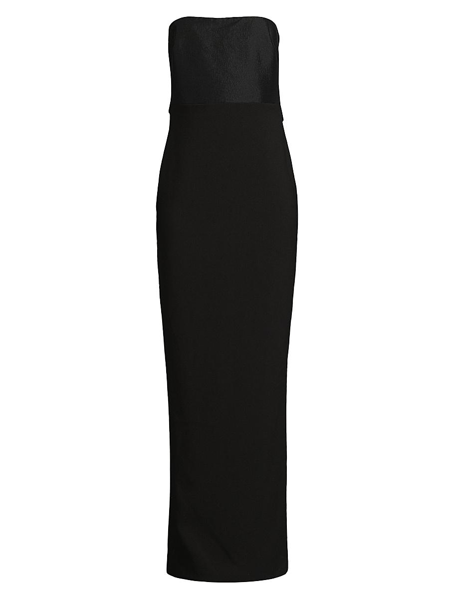 Womens Helen Back Bow Column Gown Product Image