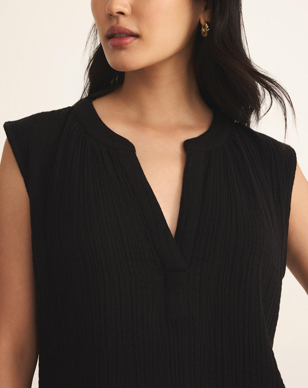 Cliffside V-Neck Airy Top Product Image