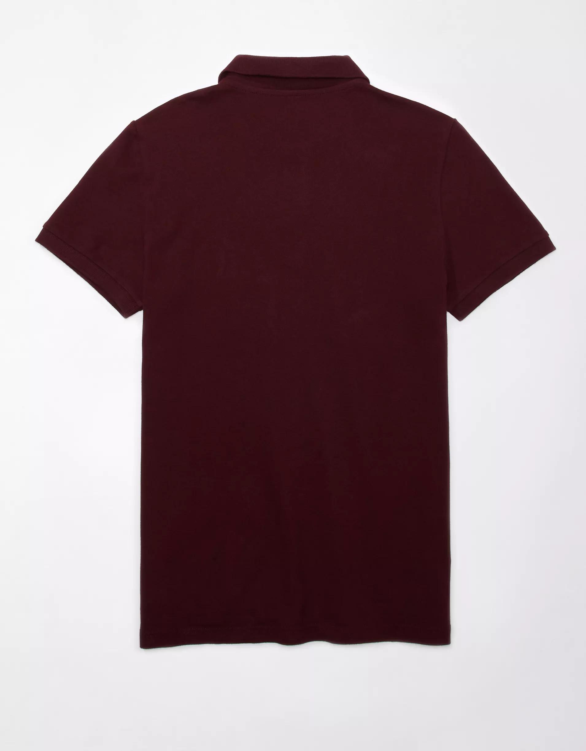 AE Lived-In Slim Fit Pique Polo Shirt Product Image