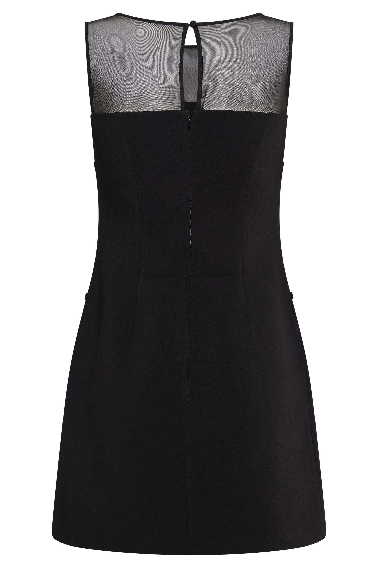 Posie Suiting Belted Mini Dress - Black Product Image