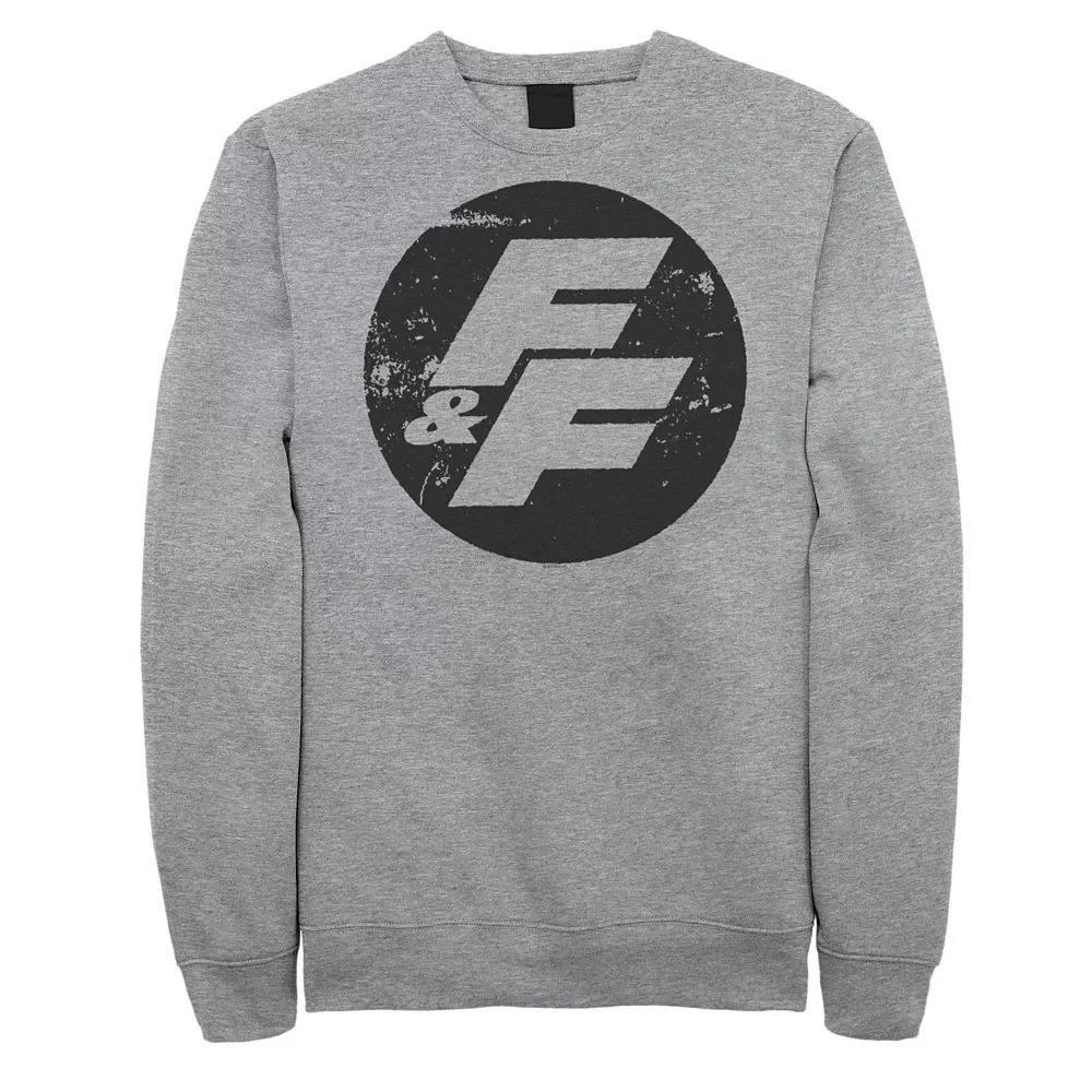 Big & Tall Fast & Furious Distressed Circle Logo Fleece Sweatshirt, Men's,  Product Image