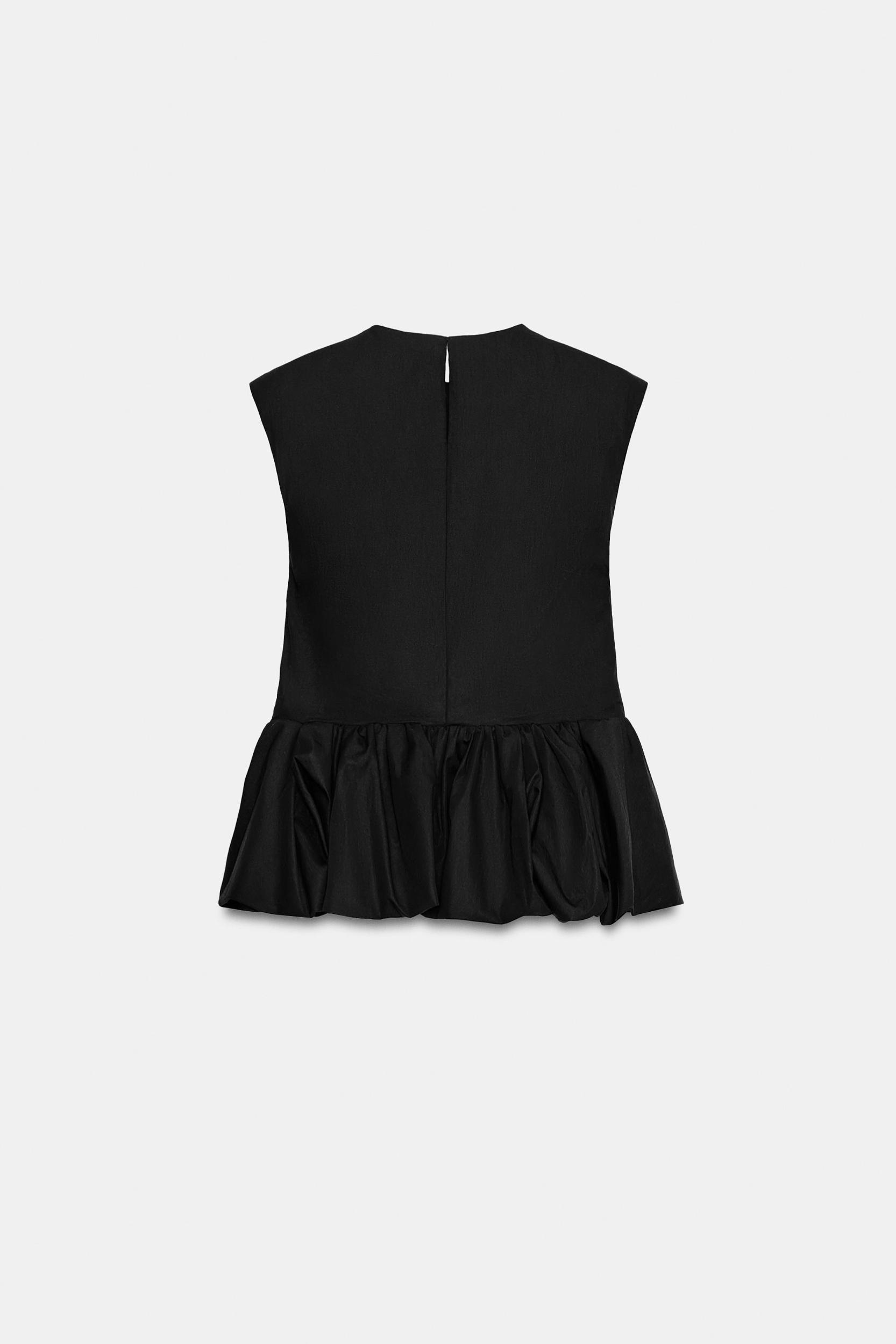 ZW COLLECTION SLEEVELESS PEPLUM TOP Product Image